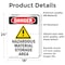 Signmission GHS Hazardous Material Danger Sign, Vinyl Decal, 18in W x 24in L, 2PK OS-2PACK-DS-D-1824-V-2024 - alternate 6